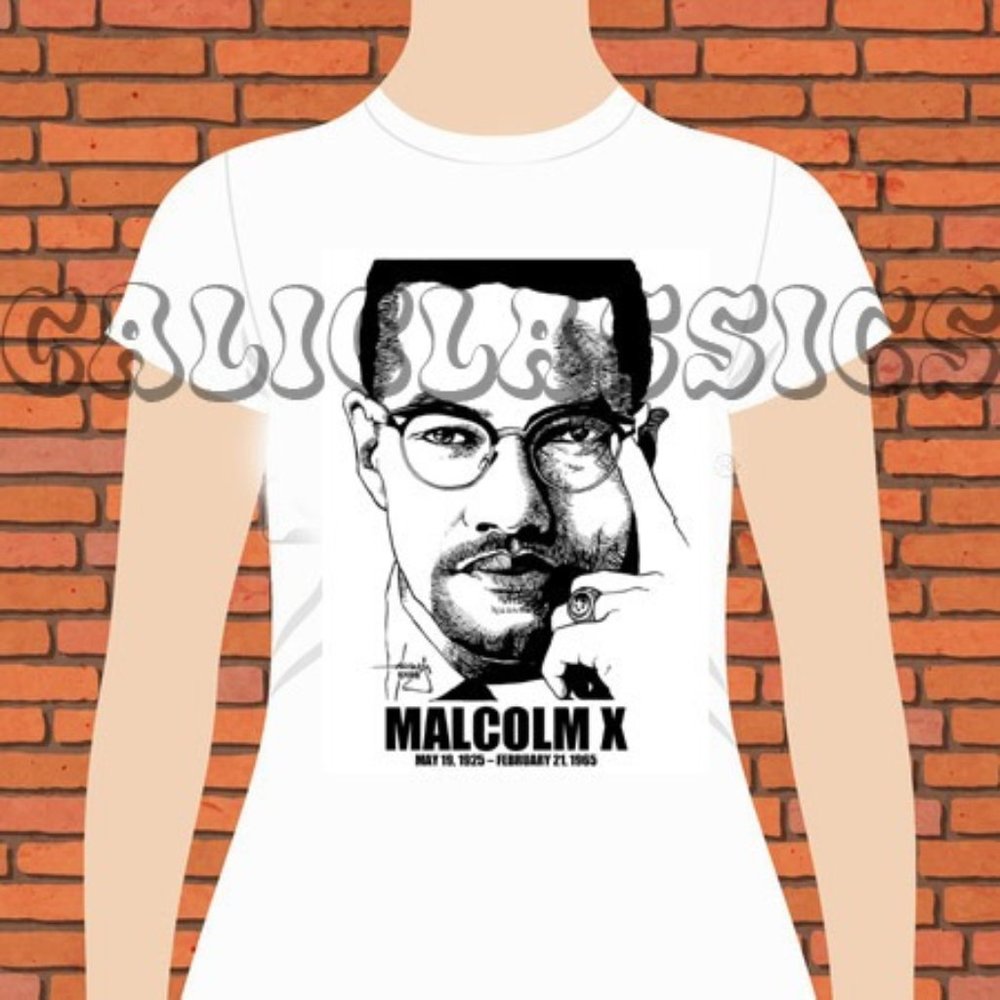 Cali Classics unisex Malcolm X thinking
